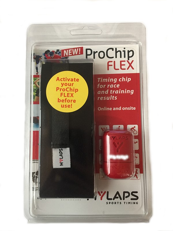 Mylaps Pro Chip Flex transponder Schaatssport Haarlem